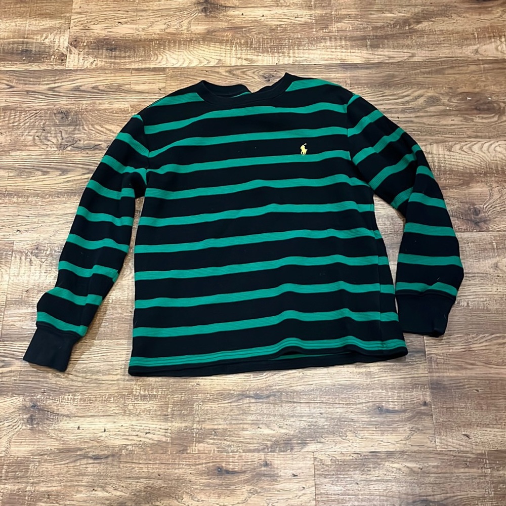 Long sleeve polo shirt